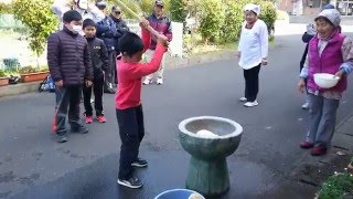 2016.3月　 はたのうら 公民館まつり 餅つき④