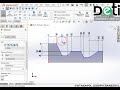 สอน solidworks ตอนที่ 53 แนะนำวิธีการใช้งาน การให้ขนาดแบบ ordinate dimension