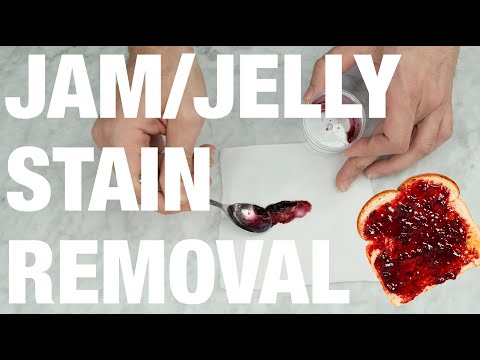 How do you get jello out of white clothes?