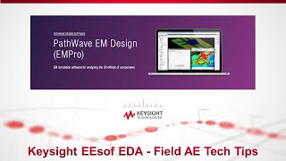 EMPro: Parameter Sweep and Optimization of Monopole on a PCB