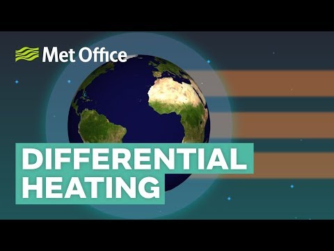 Where can differential heating be found?