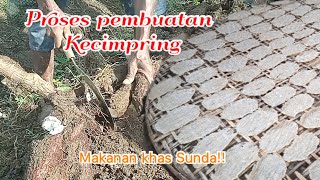 Cara membuat Kecimpring dari singkong!!Sundanes Food