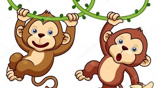 MONKEY JUMPING 🐒🐒🐒 #monkey #cartoon #animation |WB KID|