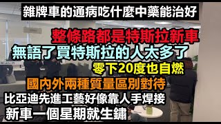 韭菜終於會買車了，特斯拉展廳人山人海，比亞迪被發現車身焊接比人工焊接還差，新車一個星期就生鏽，工藝還停留在80年代|車企黑材料|車企不為人知的事件|#大陸造車#未公開的中國#新能源