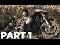 DAYS GONE Walkthrough Gameplay Part 1 - INTRO (PS4 Pro)