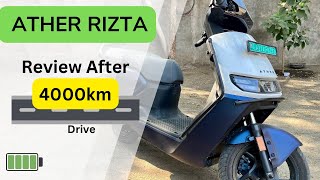 Ather Rizta Review After 4000km || Ather Rizta Goods \u0026 Bad || Ather Rizta Problem