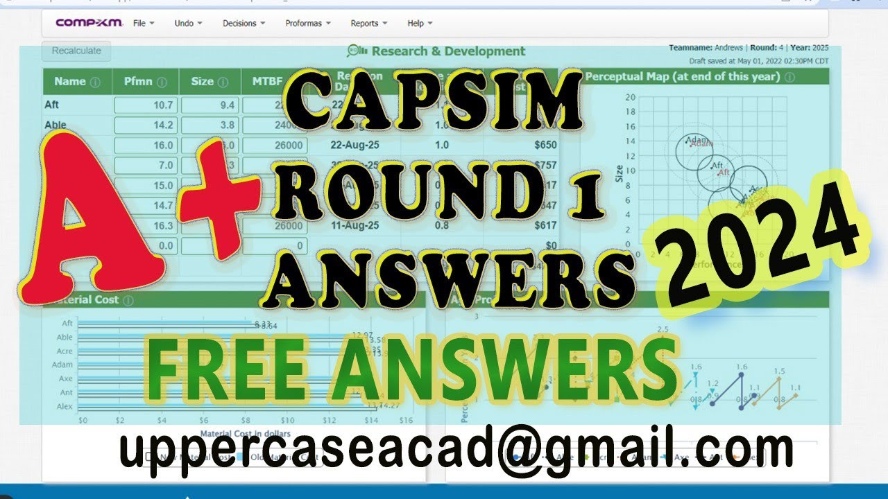 CAPSIM Round 1 Answers[2024] - YouTube