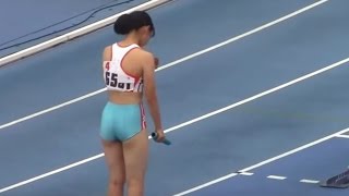 2016東京都高校選抜陸上 女子4×100m決勝タイムレース6組