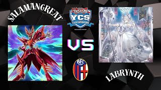 YCS Bologna Round 6! Labrynth vs Salamangreat! Combo vs Control! ITA commentary #yugioh #wcs #ita