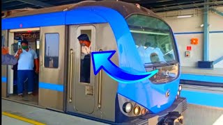 thiruvottriyur metro train first time vlog,Vada Chennai Metro train vlog,North Chennai Metro train