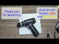 cordless drill how to fix sparks and smoke with trw brake cleaner