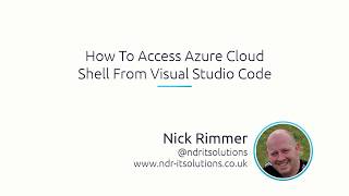 How To Access Azure Cloud Shell From Visual Studio Code