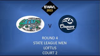 WAVL 2023 State League Mens Round 4 - Northern Stars vs Chequers