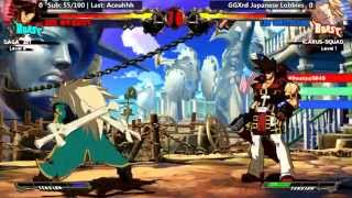 Guilty Gear Xrd Japanese Lobbies - Leo Whitefang DLC Out Today! [720p/60fps]