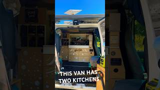 Indoor and Outdoor kitchens  #vanlife #vanbuild