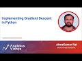 Implementing Gradient Descent in Python | DataHour by Atmakumar Rai