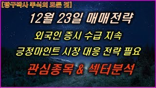 12월23일 매매전략 에이치엘비,젬백스,녹십자웰빙,압타바이오,에이비엘바이오,삼화콘덴서,호텔신라,한솔테크닉스,테스,유니테스트,신테카바이오,SK바이오랜드,뉴파워프라즈마,천보,파워로직스