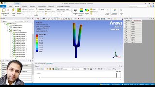 Ansys Model Analysis Tuning Fork