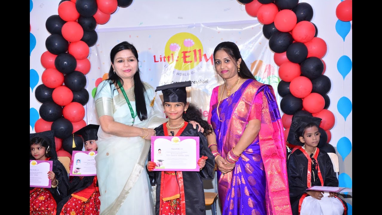 Graduation Day - 2022-2023 Batch @ Little Elly School, Bangalore - YouTube