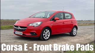 Vauxhall Corsa E Front Brake Pads - How To Change DIY