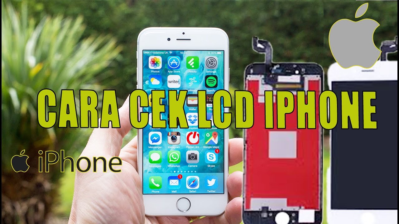 CARA CEK LCD IPHONE - YouTube