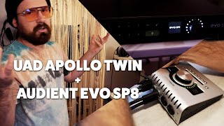 UAD Apollo Twin (USB) + Audient EVO SP8 (Pre-amp) | Adding Inputs with ADAT