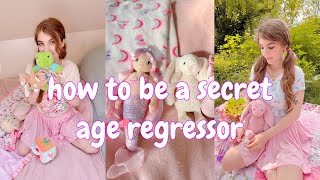 tips for secret age regressors ♡︎