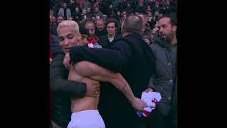 Guy steals Anthony's shirt | #football #ajax #anthony #brazil