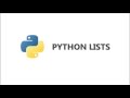 Python Lists #1 - Python for Data Science Tutorials