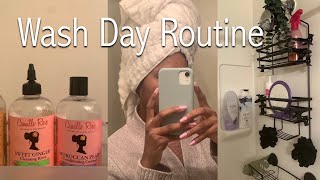 My Natural Hair Wash Day Routine! (shampoo routine, high porosity hair)