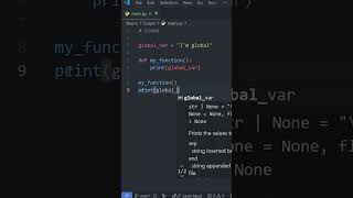 Python Basics: SCOPE in Under a Minute! 🔍