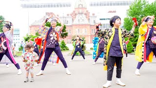 [4K] 平岸天神マスターズ　YOSAKOIソーラン祭り 2024 日曜日 道庁赤れんが会場 (中央)