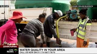 Minister Mchunu expresses concern over SA's water quality