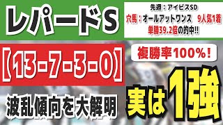 レパードステークス2023予想【13-7-3-0】波乱傾向を大解明！ミスティックロアより買いたい激アツ「本命馬」を発表！