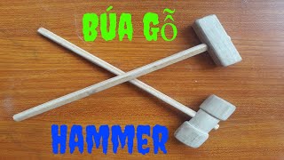 Cách làm một chiếc búa gỗ