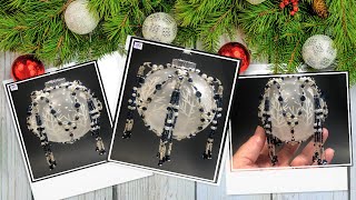 DIY Beaded Christmas Ornament - Seed Bead Tutorial - Free Beading Patterns