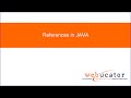References in JAVA