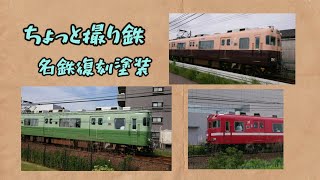 ちょっと撮り鉄 名鉄6000系復刻塗装車　(新安城ー北安城間)