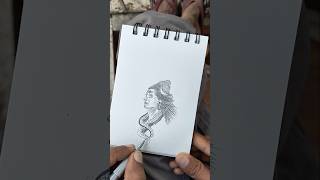 Incredible Freehand Drawings of Shiva