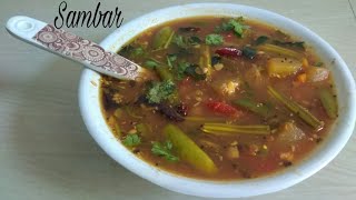 సాంబార్ తయారీ విధానం||Traditional SAMBAR Recipe In Telugu||Andhra Style Sambar-Anu's Cooking Chamber