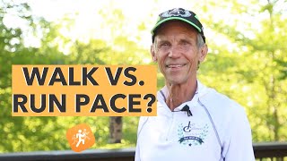 How fast do I need to walk during the RUN/WALK/RUN Method?!