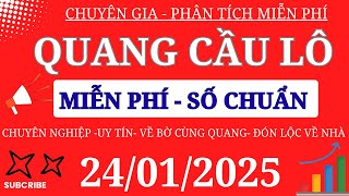 ĐỀ BÁO KÉP 24/01 _ SOI CẦU HÔM NAY _ QUANG SOI CẦU _CẦU ĐỀ ÍT SỐ _BỘ ĐỀ MỚI NHẤT 2025 , SOI CẦU LÔ