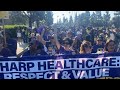 Sharp HealthCare workers protest lack of contract