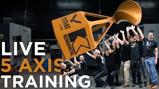 Live 5-Axis CNC Machining Training | Kennametal | Vlog #13