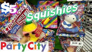 PARTY CITY SQUISHY SHOPPING  CHEAP $5.00 SQUISHIES 2018