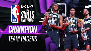 Team Pacers Win in Indy #KiaSkills 🏆| 2024 #NBAAllStar