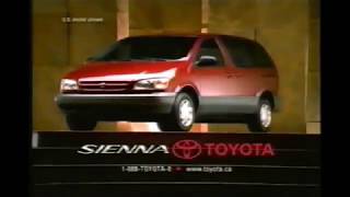 '98 Toyota Sienna Mini Van Car Commercial 1998