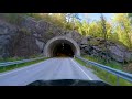 【4k60】timelapse x16 norway driving flam to sognefjellshytta