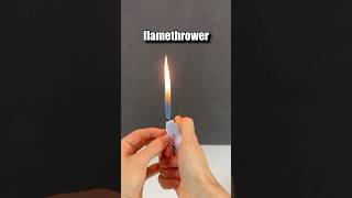 Lighter into Mini Flamethrower Trick! #shorts #lighter #fire #lifehacks