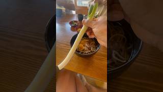 【福島】ネギ一本で蕎麦を食べるのだ #shorts #youtubeshorts #japan #旅行 #福島 #大内宿